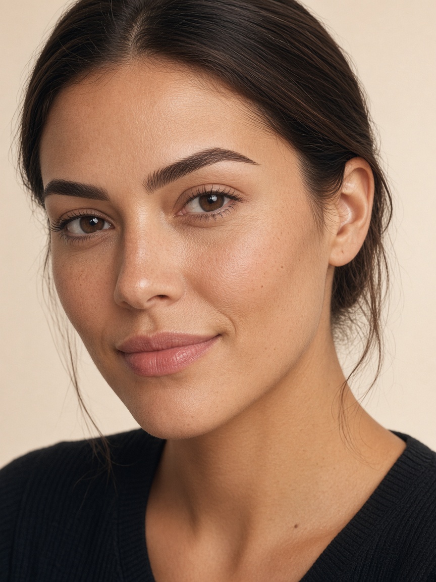 ANGELA BROWNFIELD, Finished brow look